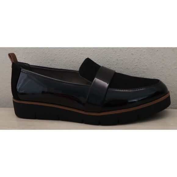 Dr. Scholl's G1379S1002 Women's Sz 8.5W Black Patent Leather Webster Loafers - Picture 5 of 15